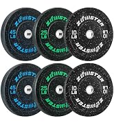 Bumper Weight Plate Olympic Plate Hi-Temp Bumper Weight Plate with Steel Insert Strength Training...