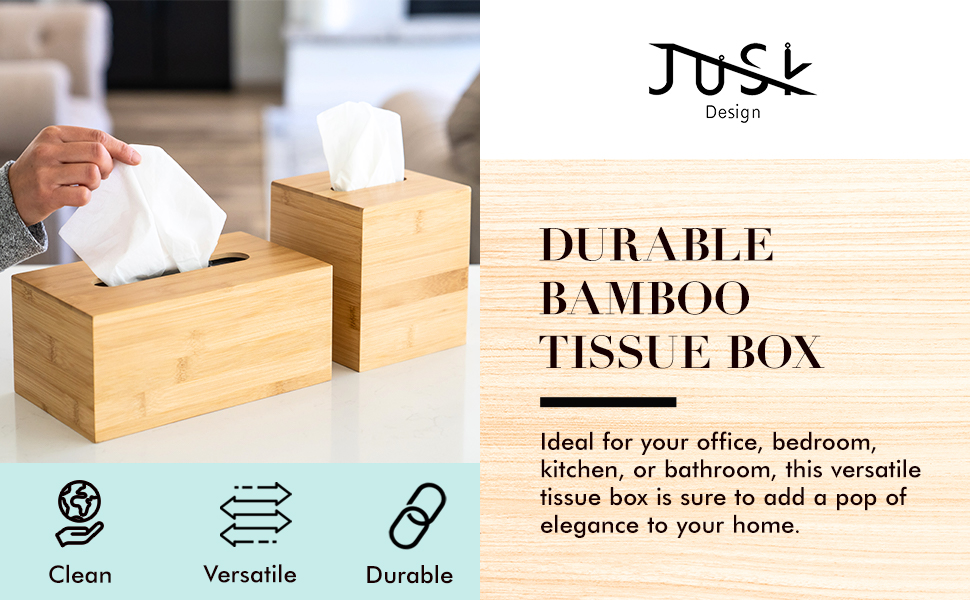 bamboo tissue box cover tissue dispenser box tissue box holder tissue container wooden tissue