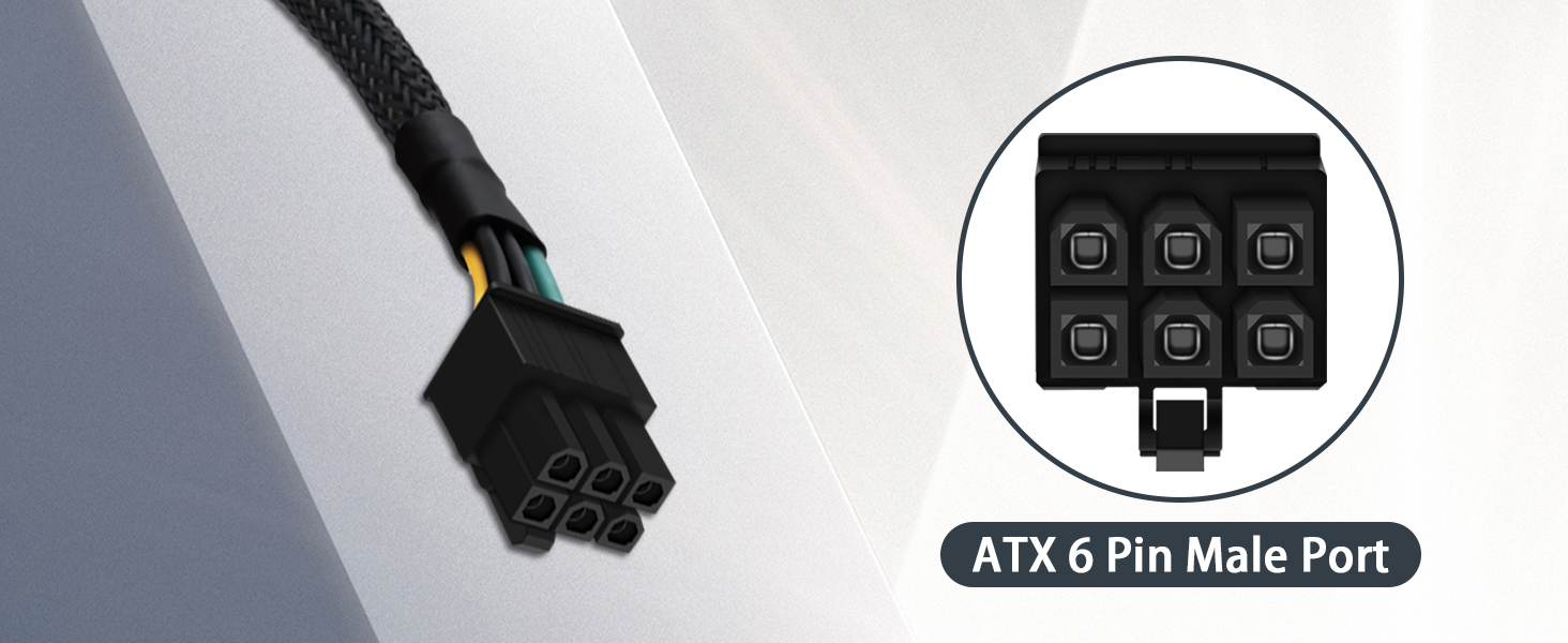 24 pin to 6 pin Dell adapter