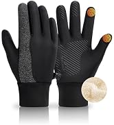 GXCROR Winter Gloves Women Men Ski Snow Gloves Liner Thermal Warm Fleece Touch Screen