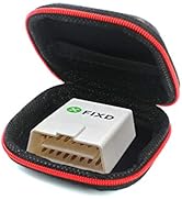 Coopache Protective Case Storage Bag for FIXD OBD-II Active Car Health Monitor (Black)