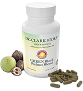 Dr Clark Green Black Walnut Blend - Freeze Dried Hull Dietary Supplement, Extra Strength Formula ...