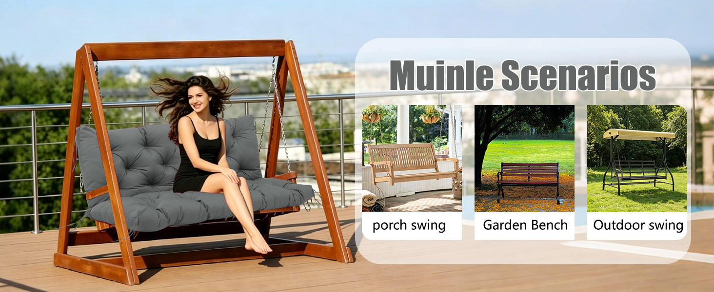 outdoor swing cushions