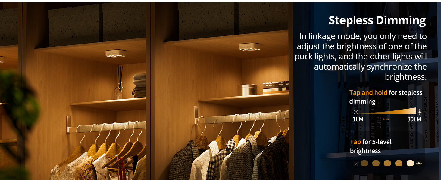 adjustable brightness cabinet light
