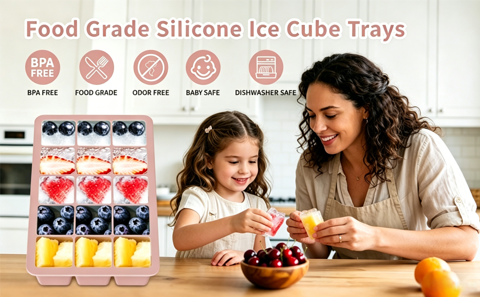 silicone ice cube tray
