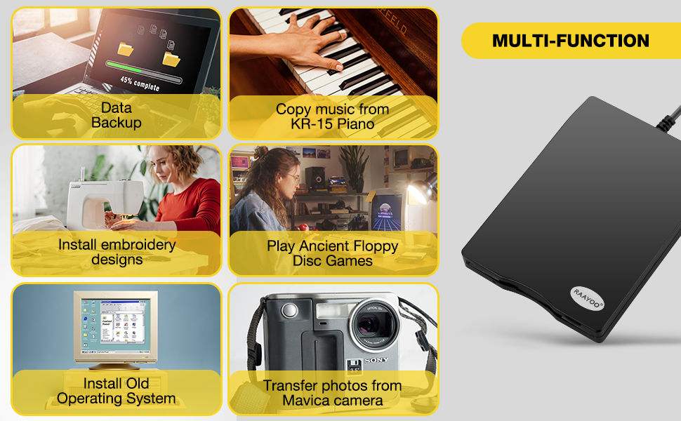 USB floppy disk reader