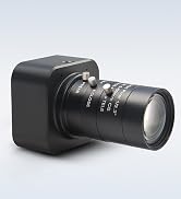 MOKOSE HD Webcam USB 3840 x 2160 Digital Industrial Camera with CS-Mount 5-50mm Telephoto Zoom Ma...
