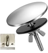 2 Inch Kitchen Sink Hole Covers - All 304 Stainless Steel Bathroom Sink Hole Metal Cap, Brushed H...
