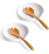 HOKELER Spoon Rests for Stove Top, Ceramic Spoon Holder for Kitchen Counter, Heat-Resistant Cooki...