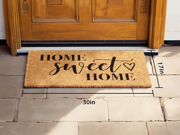 Welcome mat Front door mat Outdoor doormat Indoor welcome mat Eye-catching design