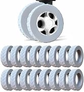 16 Pcs Upgrade Luggage Wheel Covers,Silicone Luggage Wheel Cover, 2-2.4-inch Carry-On Suitcases o...