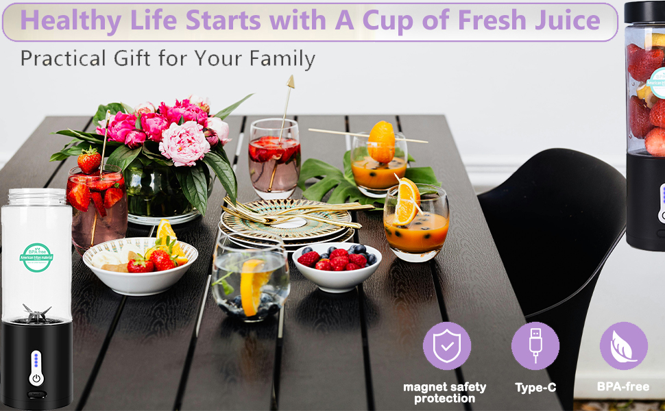Portable Juicer Smoothie Blender