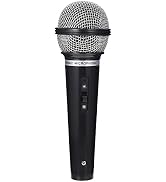 Toyvian Microphone for Kids: Plastic Fake Microphone Prop, Pretend Play Mic Toy for Kids Toddler ...