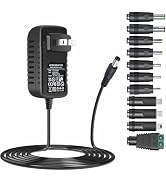 Universal 5V 3A Ac Adapter DC5V Power Supply Charger with 11 DC Plug Tips AC120V to DC5v 3a 2.5a ...