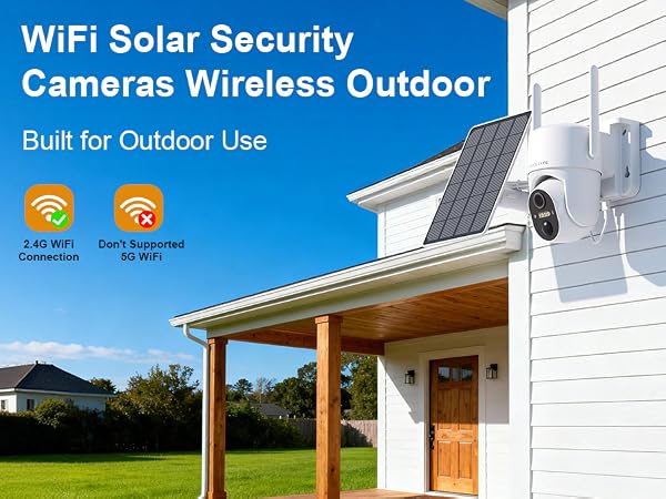 Solar Security Cameras Wireless Outdoor
