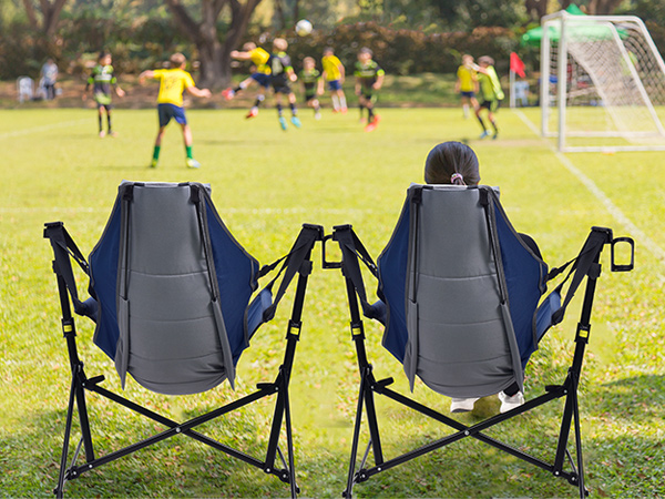 swinging camping chair