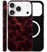 ZOEVEES Magnetic Case for iPhone 17 Pro Max, Compatible with MagSafe, Aesthetic Tortoise Shell Cu...