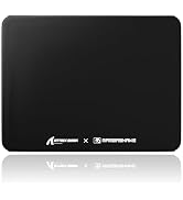 ATTACK SHARK CM05SE Tempered Glass Mouse Pad, 9H Hardness Anti-Scratch, Nano Etched Ultra-Smooth ...