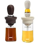 Oil Dispenser with Brush - 2 Pack Olive Oil Dispenser, 2 IN 1 Oil Dispensing Bottle with Basting ...