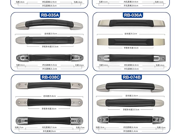 Black Luggage Handle Replacement