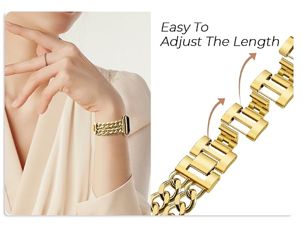 gold apple watch bands for women gold chain bracelet metal apple watch band