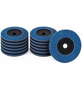 11 Pack 3-Inch Flap Sanding Discs, 60 Grit for TEENO & ZFULVO Angle Grinder | Zirconia Abrasive w...