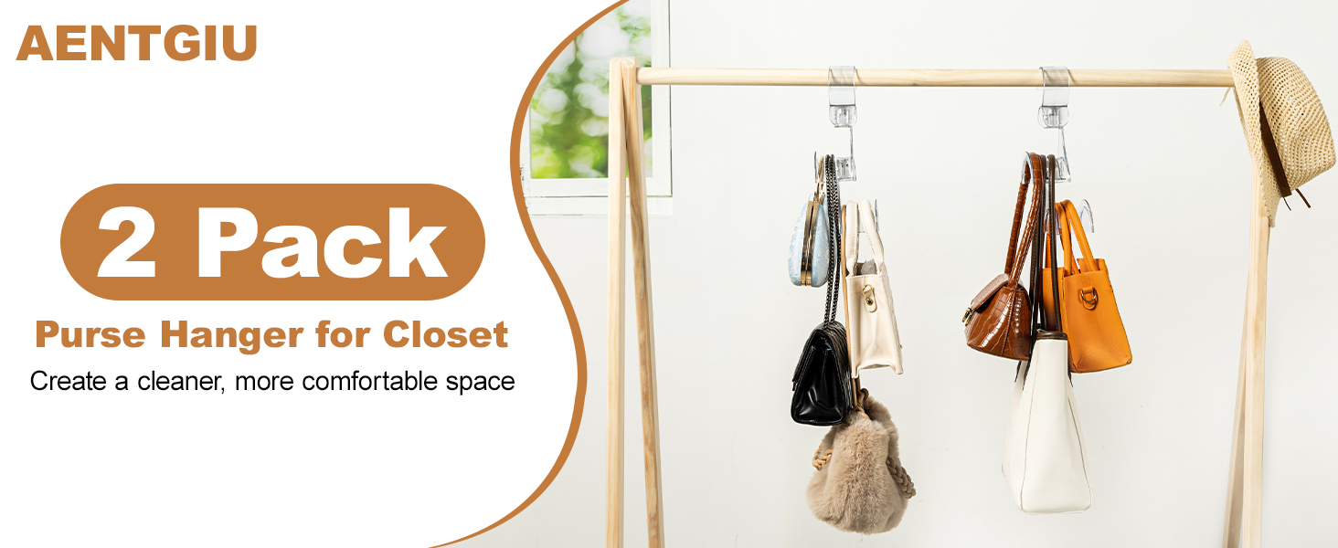 purse hanger closet