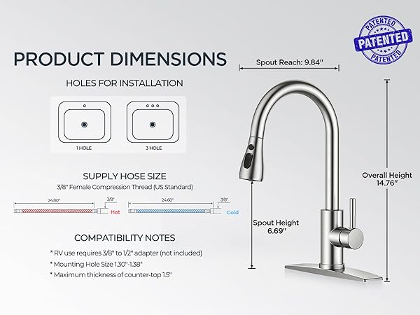 pull down kitchen faucet