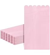 36 Pcs Pink Dinner Napkins; 2-ply Light Pink Paper Napkins with Scalloped Trim; Bathroom Napkins ...