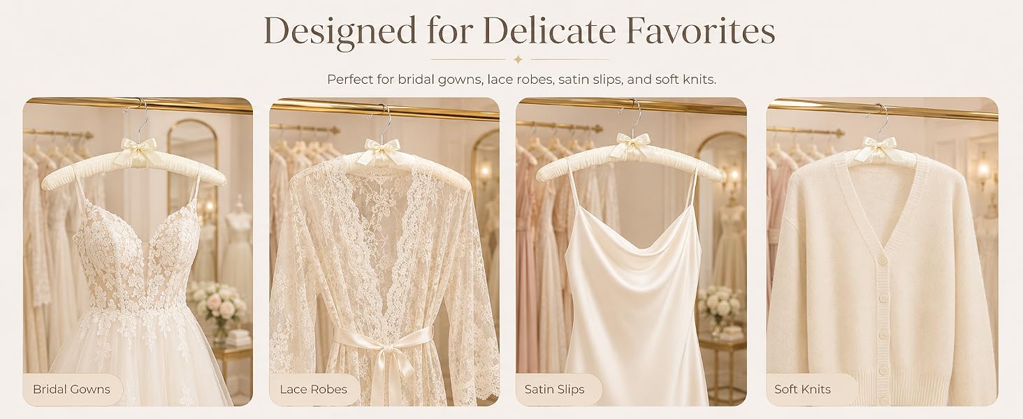 Wedding dress hangers