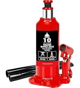 Jack Boss Bottle Jack 10 Ton (22,000 LBs) Hydraulic Car Jack, Fit for Auto Truck Repair and House...