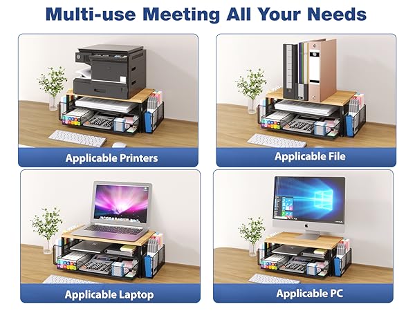 monitor stand for desk organizers and accessories computer stand riser office organization desktop