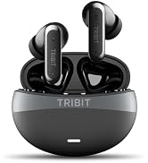 Tribit FlyBuds C3 Noise Cancelling Wireless Earbuds, 6-Mic Clear Calls | Bluetooth 6.0, Deep Bass...