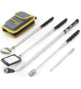 Telescoping Magnetic Pickup Tool Set, Inspection Mirror Telescoping, LED Flashlight, Cool Gadgets...