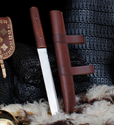 Viking Norse Hip Knife Vikings Seax Hand Forged Knife with Sheath