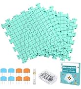 Yarniss Blocking Mats for Knitting & Crochet Project, Extra Thick Knitting Blocking Board with Gr...