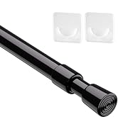 KXLife 1 Pack Spring Tension Curtain Rod 35-46 inch, 5/8