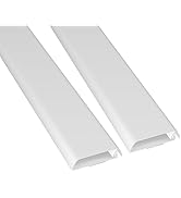 D-Line TV Wall Mount Cord Hider, Hide Mounted TV Cables, Wire Covers, Self Adhesive Cover for Cor...