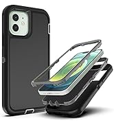 YmhxcY for iphone 12 Case & iPhone 12 Pro Phone Case Shockproof Dropproof Dust-Proof Drop Proof 3...
