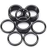 SEMINI 20PCS Zinc Alloy O Ring Buckles, Solid Welded Round Metal Loop for DIY Craft Hardware, Web...