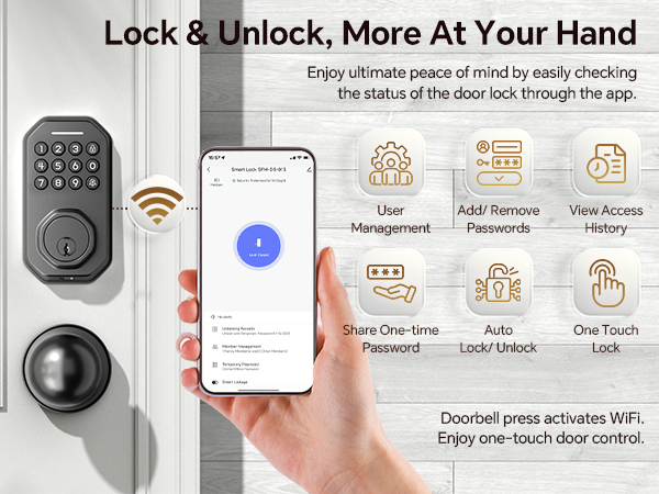 keyless entry door lock