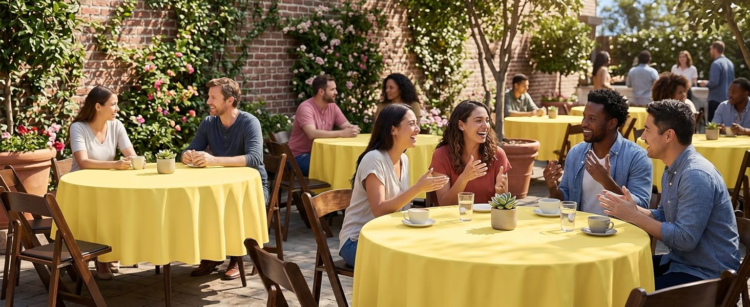 disposable tablecloth for gathering