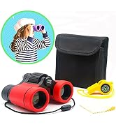 Kids Binoculars Best Gifts for 3-12 Years Boys Girls High-Resolution Optics Shockproof Mini Compa...