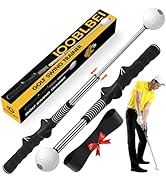 IOOBLBEI Retractable Golf Swing Trainer, Golf Training Aid & Golf Grip Trainer for Right-Handed G...