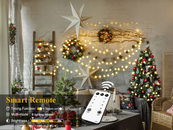 indoor string lights with remote