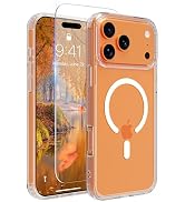 EUMADOVE for iPhone 17 Pro Max Clear Case, Compatible with MagSafe, Magnetic Phone Case for 17 Pr...