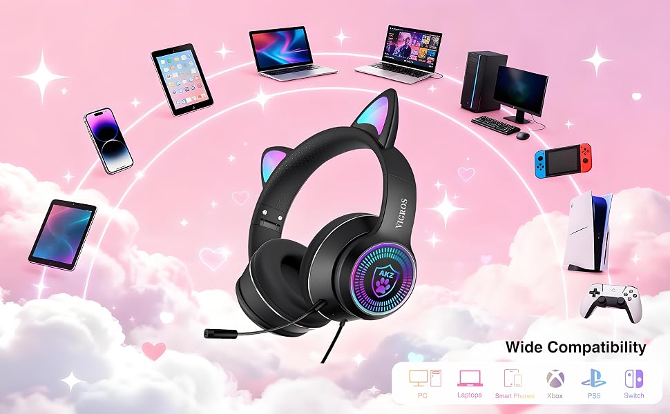 black cat ear