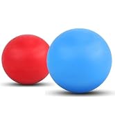 WOVTE 2 Pack Massage Lacrosse Balls for Sore Muscles, Shoulders, Neck, Back, Foot, Body, Deep Tis...