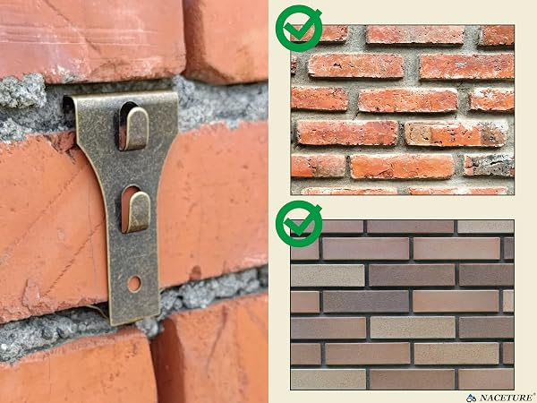 hooks for brick walls outdoor brick wall hangers