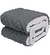 CHIOKY Electric Heated Blanket, 3D pattern design, Throw Size Heated Blanket with 5 Heating Level...